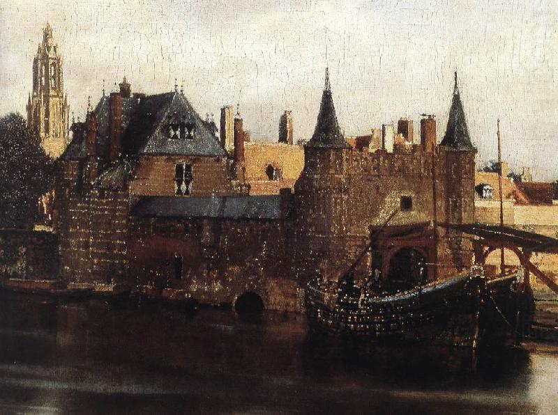 VERMEER VAN DELFT, Jan View of Delft (detail) et china oil painting image